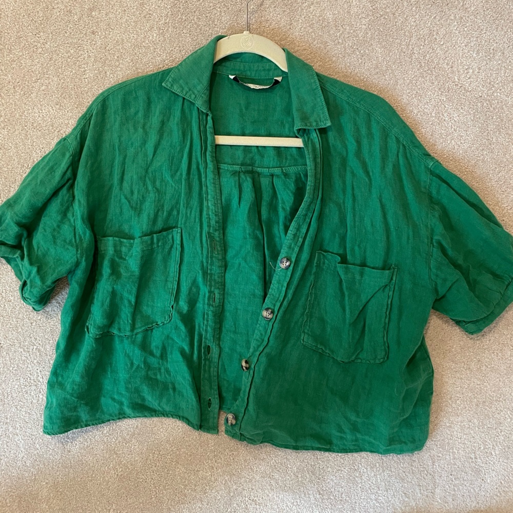 Small Zara button up shirt